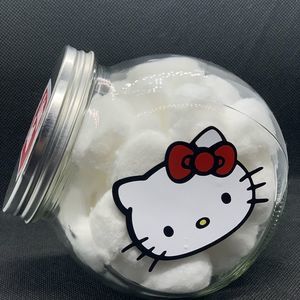 Hello Kitty Makeup Remover Cotton Ball Jar